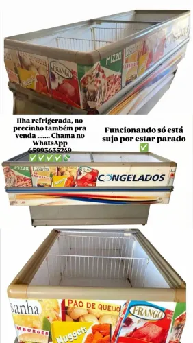 Ilha refrigerada 