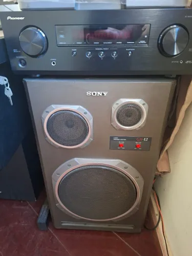 Receiver VSX 534 na caixa original + 2 cx SONY S 250 BS VINTAGE com manual