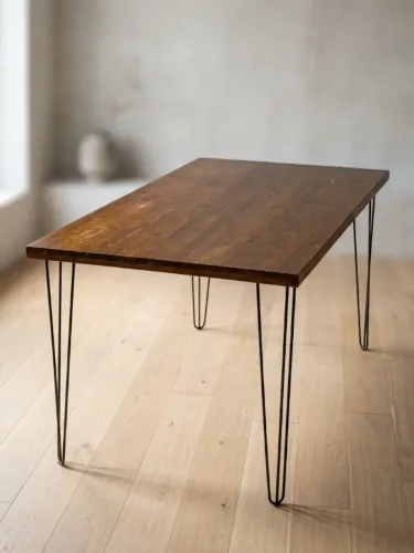 Mesa de Jantar de Madeira TECA