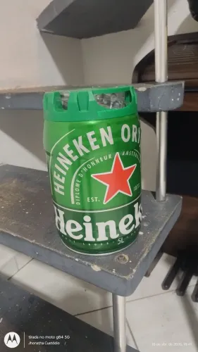 Barril Heineken 5 litros lacrado 80 reais