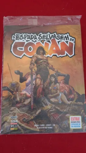 Espada Selvagem de Conan 1 Panini Titan LACRADA
