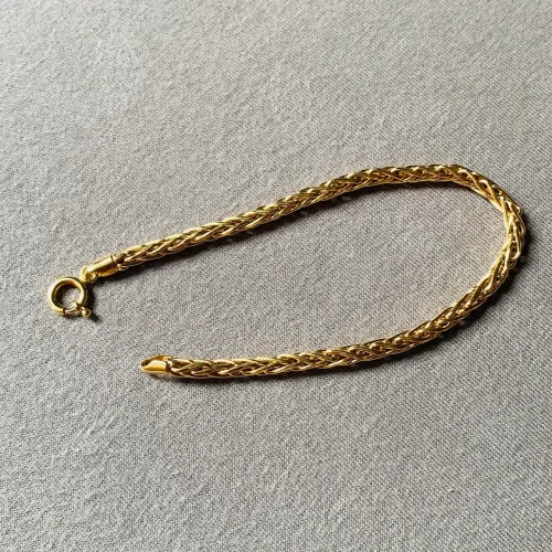 Pulseira de Ouro 18k (elegante)