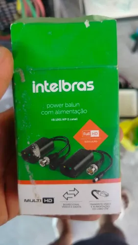 Power balun com alimentação Intelbras 