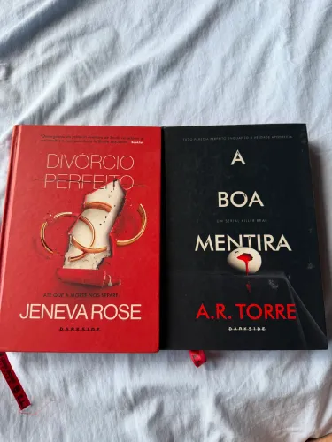 Livros darkside - divórcio perfeito/ a boa mentira
