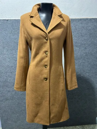 Casaco Sobretudo Feminino Triton - Cor Caramelo/Bege
