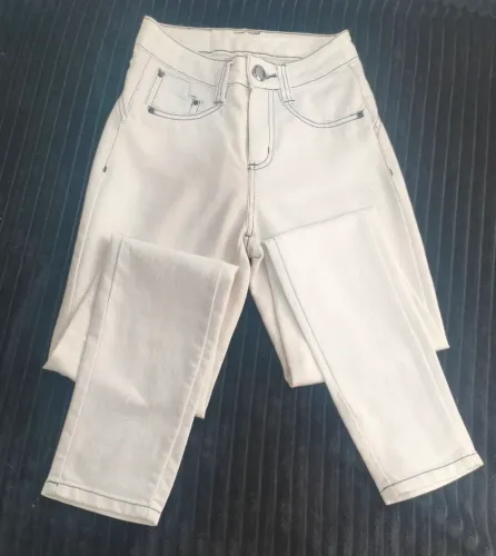 Calça jeans branca instinto tamanho 34