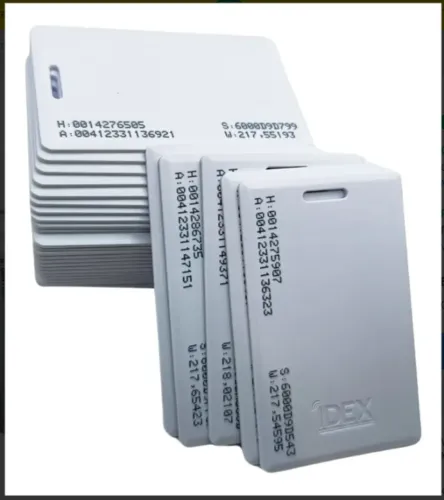 Cartão/crachá De Proximidade Rfid 125khz Idex - 148 Unidades
