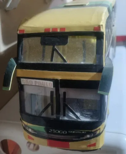 Miniatura de ônibus Chapa de Alumínio