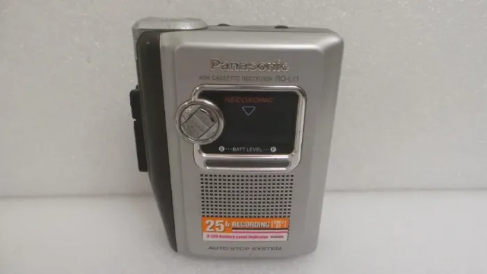 CASSETE GARVADOR ANTIGO PANASONIC MODELO RQ-L11 FUNCIONANDO