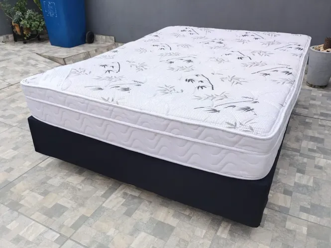Cama box casal completa 138x188 tamanho padrão