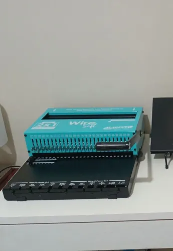 Encadernadora de Wire-o 2x1azul Marpax