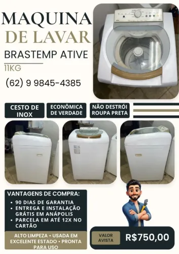 Máquina de lavar roupas