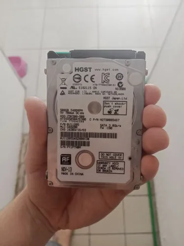KIT DE HARDWARE: 2 HD DE 500GB + 8GB RAM DDR4 (NOTEBOOK) + PLACA DE REDE (NOTE) + SUCATAS