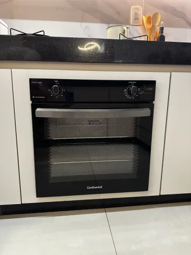 Forno continental a gás e elétrico de embutir 50L 127V