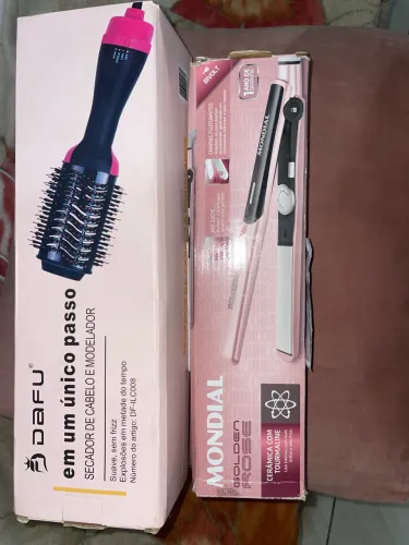 chapinha e escova secadora