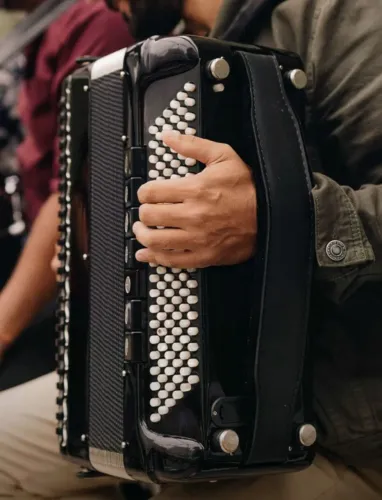 Acordeon Fisart Compact duplo cassoto/ressonância
