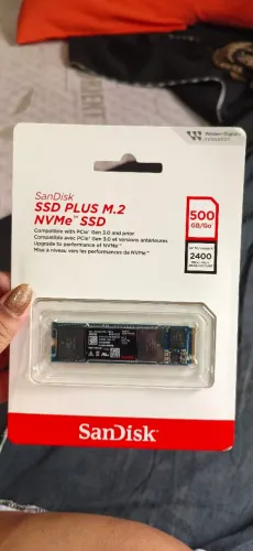 SanDisk SSD Plus 500GB M.2 NVMe Lacrado Novo