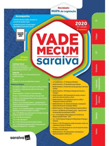 Livro - Vade Mecum Saraiva - 30ª Ed - ACEITO OFERTAS