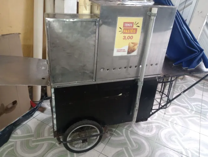 Carrinho para pastel/churrasco/lanche