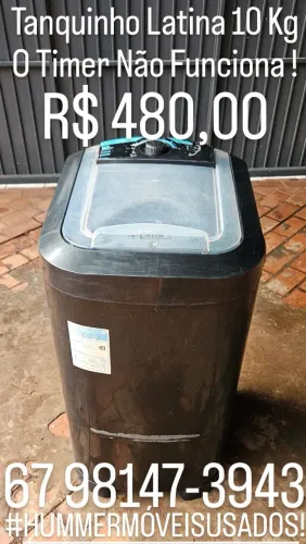Vende - Se Tanquinho Latina 10 Kg<br> O Timer Não Funciona !