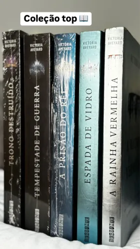 Kit 5 livros rainha vermelha victoria aveyard