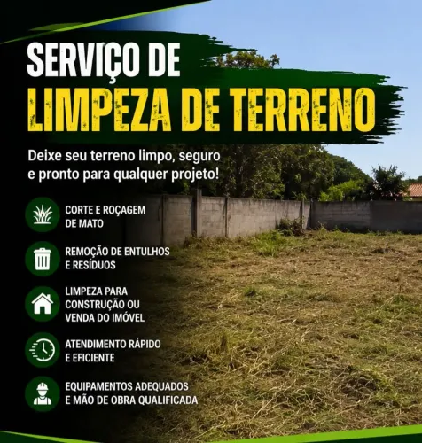 Limpeza de terrenos 