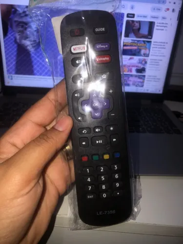 Controle para Tv Aoc Roku tv
