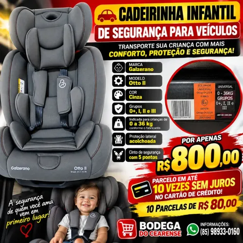 Cadeira de segurança infantil