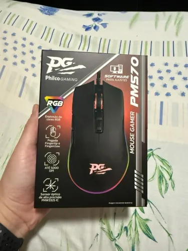 Mouse Gamer Philco PMS70 USB - Novo e Lacrado