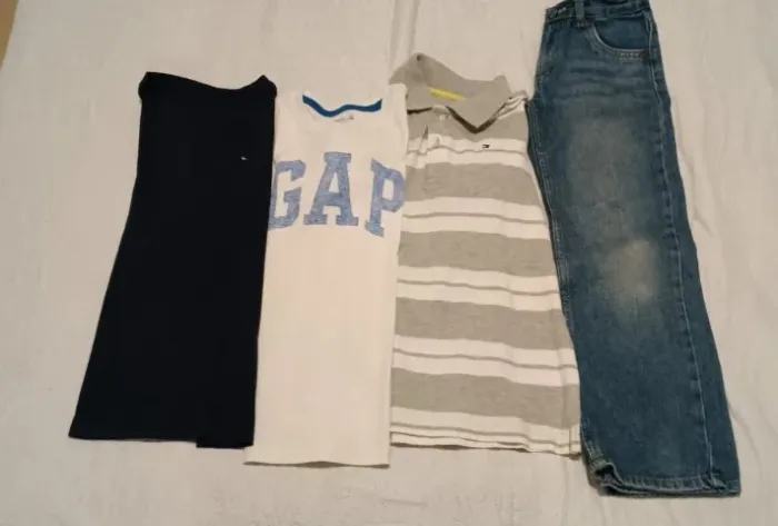 Kit com 4 peças infantis menino 6-7 anos