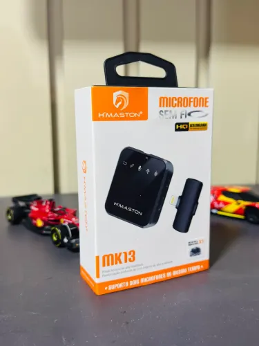Microfone sem fio iPhone 05 ao 14 | H. Maston MK13