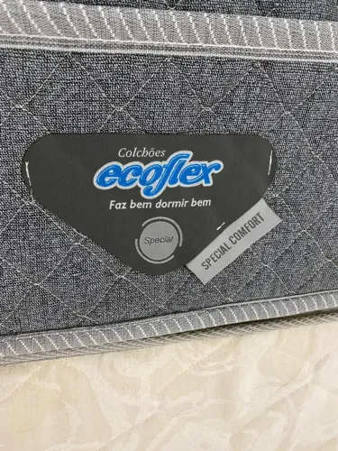 Cama box casal colchão ecoflex special comfort