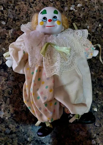 Palhaçinho porcelana reliquia