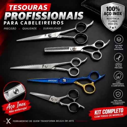 Tesouras de cabelo profissionais