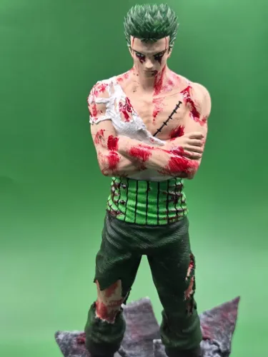 Figura de Ação Roronoa Zoro - One Piece - Action Figure Zoro Colecionavel estatua