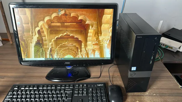 Dell vostro i5 oitava geração completo tela 20 polegadas ssd 256 loja com garantia