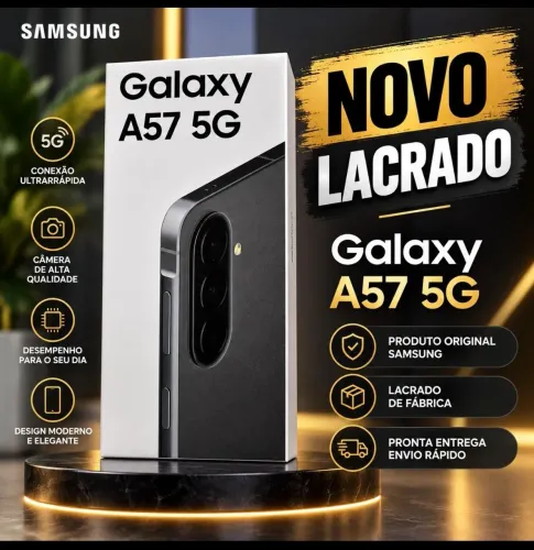 LSAMSUNG GALAXY A57 5G 256GB 8RAM NOVO LACRADO