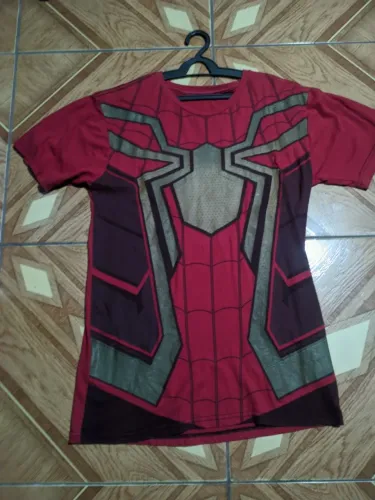 Camisa do homem aranha, tamanho G