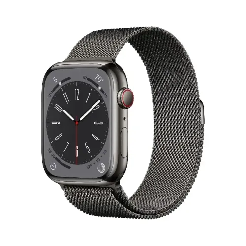 Apple Watch S8 Stainless Steel GPS/LTE 45mm Space Gray Milanese