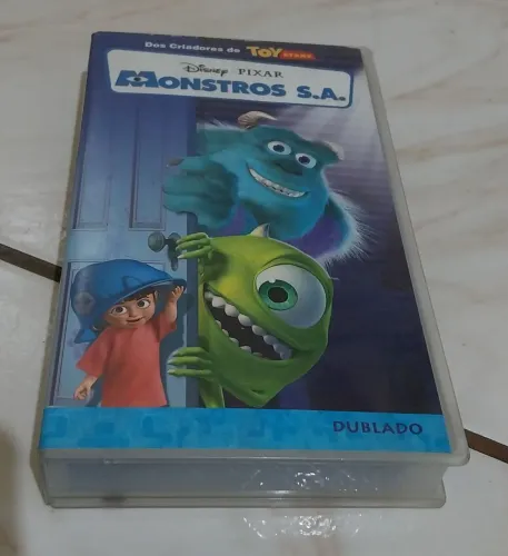 Fita VHS Cassete dos Monstros S/A
