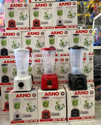 LIQUIDIFICADOR ARNO 550w de potencial 2 velocidades nota fiscal garantia ?