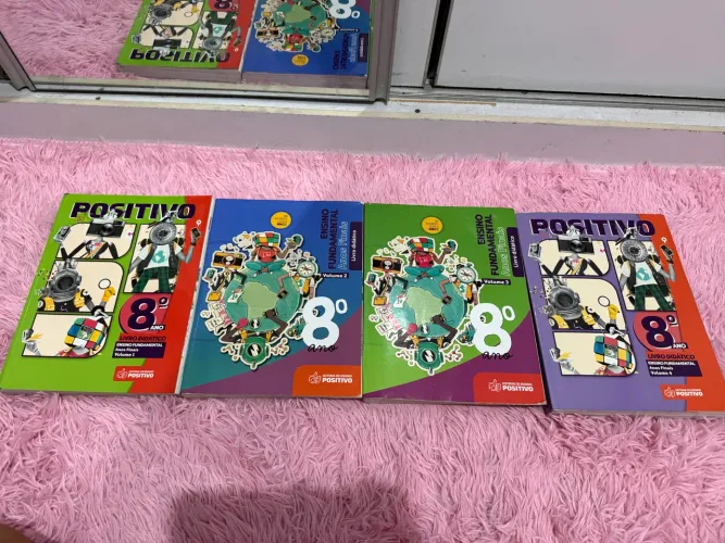 Livros 2001 positivo 8ºano completo 