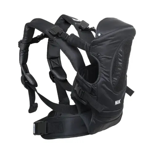 Canguru Nuk para bebê 100% poliester 3,5kg até 12kg 44x36x6 cor preto