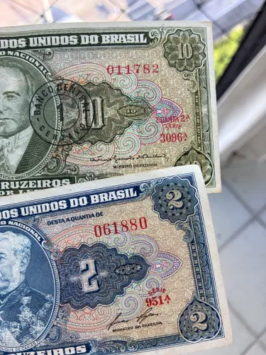 CÉDULA ANTIGA BRASILEIRA PARA COLECIONADOR