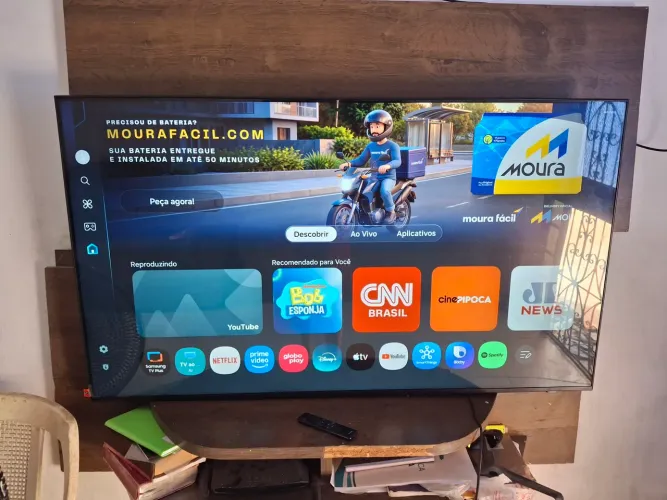 Smart tv 55 polegadas samsung 4k nova