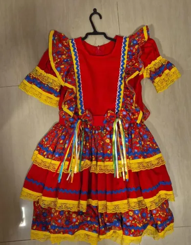 Vestido de festa junina. Quadrilha