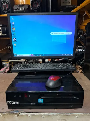 PC completo core i3 4 giga de memória hd 500 giga tela de 19 polegadas com hdmi.e vga comp