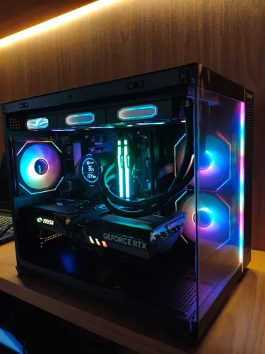 PC Gamer AMD 7600X + RTX 4070 12GB + 16GB Ram e SSD 1TB - Loja Wonder Tecnologia