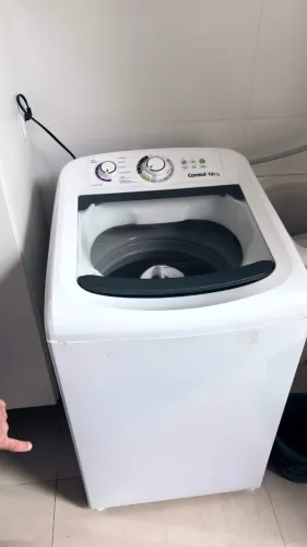 Lavadora Consul 12kg sem uso com marcas de transporte.
