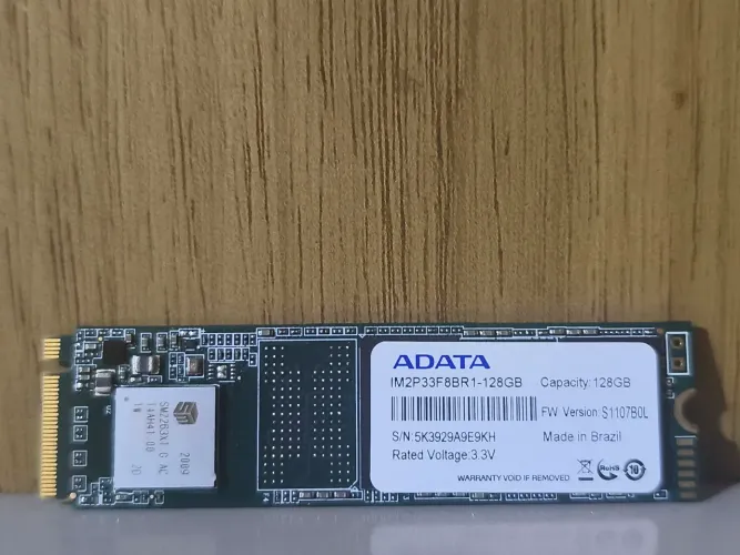SSD M.2 ADATA 128GB - Testado e 100% Funcional